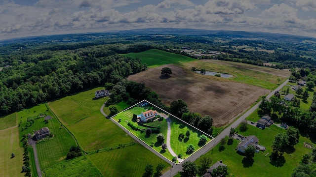 9 Clark Rd, Goshen, NY 10924 - aerial view of property's location featuring property boundaries highlighted and a large body of water