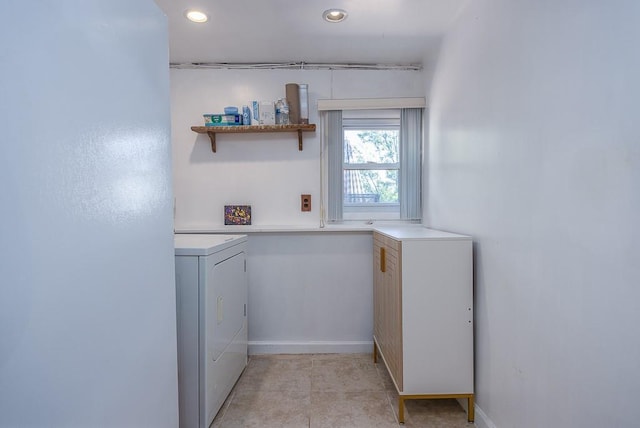 7 Gilmore Dr, Stony Point, NY 10980 - kitchen featuring washer / clothes dryer, recessed lighting, and light countertops