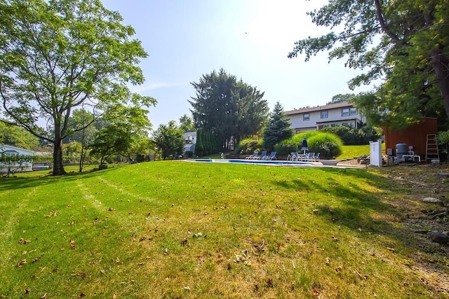 7 Gilmore Dr, Stony Point, NY 10980 - view of grassy yard with an outdoor pool
