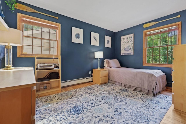 39 Bykenhulle Rd, Hopewell Junction, NY 12533 - bedroom featuring a baseboard radiator and wood finished floors