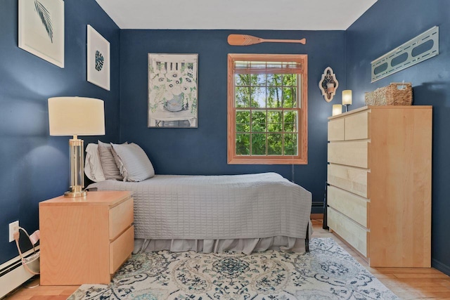 39 Bykenhulle Rd, Hopewell Junction, NY 12533 - bedroom featuring a baseboard radiator and wood finished floors