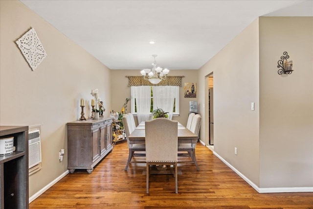 273 N Brewster Rd, Brewster, NY 10509 - dining space featuring a chandelier and wood finished floors