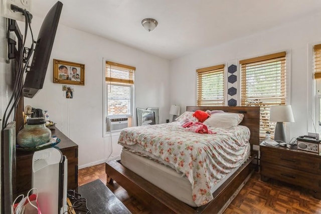 4808 92nd St, Elmhurst, NY 11373 - bedroom featuring multiple windows and cooling unit