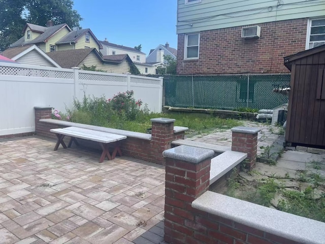 20-39 150th St, Whitestone, NY 11357 - fenced backyard featuring a patio area