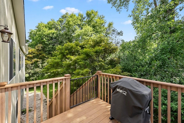 9 Carol Ct, Brewster, NY 10509 - wooden deck with grilling area