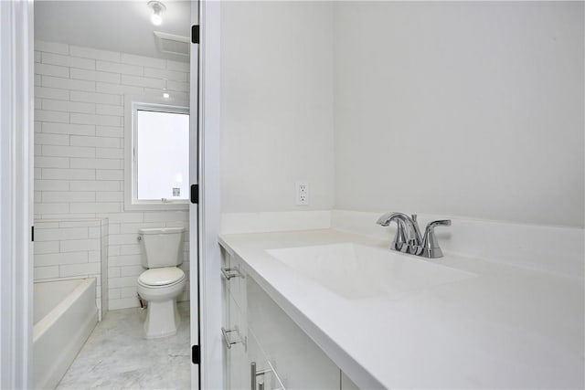 33 Ewing Ave Unit 102, Spring Valley, NY 10977 - full bathroom featuring vanity and tile walls