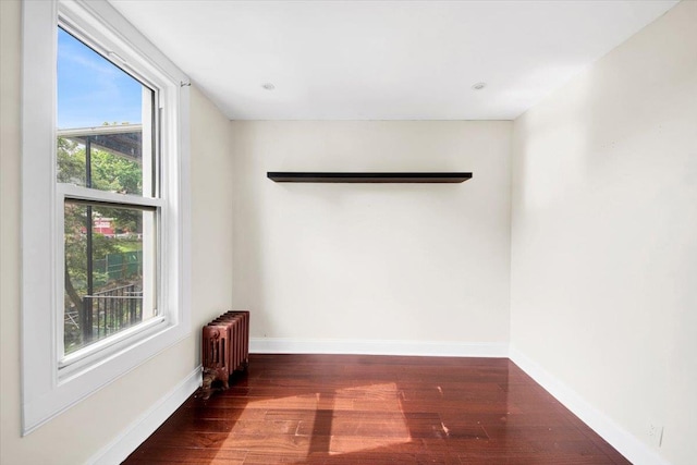 1519 Rosedale Ave, Bronx, NY 10460 - unfurnished room with wood finished floors, plenty of natural light, and radiator heating unit