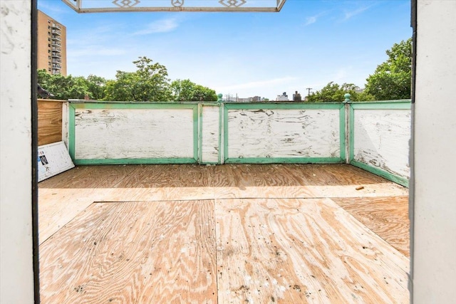 1519 Rosedale Ave, Bronx, NY 10460 - view of wooden deck