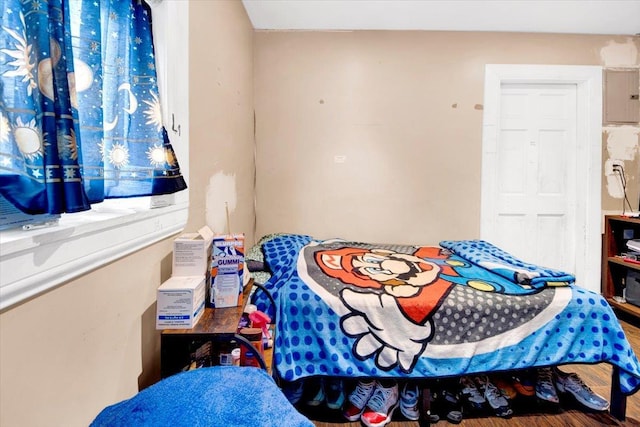 1519 Rosedale Ave, Bronx, NY 10460 - bedroom with electric panel and wood finished floors