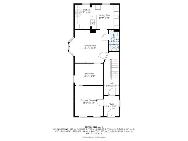 1519 Rosedale Ave, Bronx, NY 10460 - view of floor plan / room layout