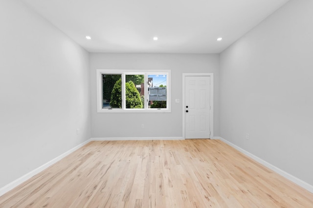 1276 E 59th St, Brooklyn, NY 11234 - unfurnished room featuring wood finished floors and recessed lighting