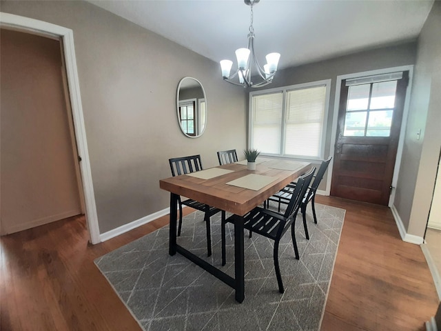 52 Fountain Pl, Poughkeepsie, NY 12603 - dining area with a chandelier and wood finished floors