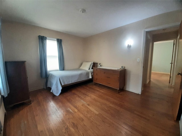 52 Fountain Pl, Poughkeepsie, NY 12603 - bedroom with wood finished floors and baseboards
