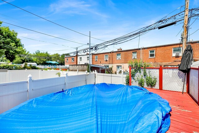 946 Balcom Ave, Bronx, NY 10465 - deck with a covered pool