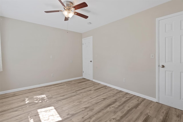 68 Gerald Dr Unit D1, Poughkeepsie, NY 12601 - unfurnished room featuring light wood-style flooring, a ceiling fan, and a smoke detector