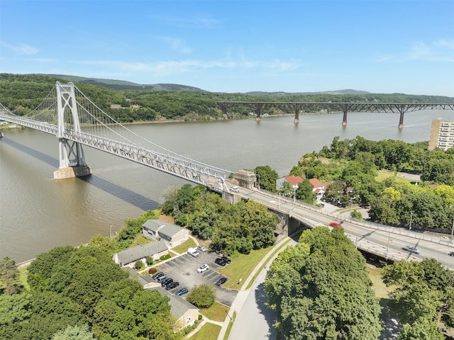 68 Gerald Dr Unit D1, Poughkeepsie, NY 12601 - drone / aerial view of a notable bridge and a large body of water