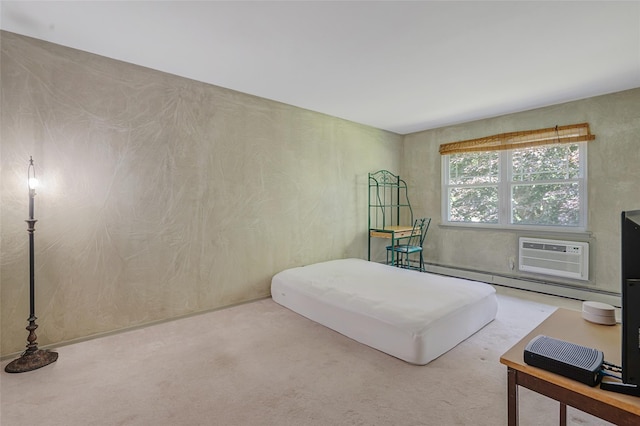 54 Fairharbor Dr Unit 54, Patchogue, NY 11772 - bedroom with baseboard heating and carpet flooring