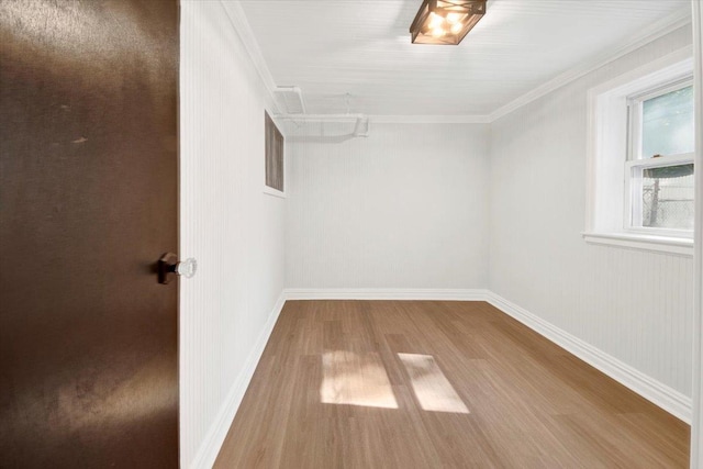 4 Cedar St, Hastings-On-Hudson, NY 10706 - empty room featuring wood finished floors and crown molding