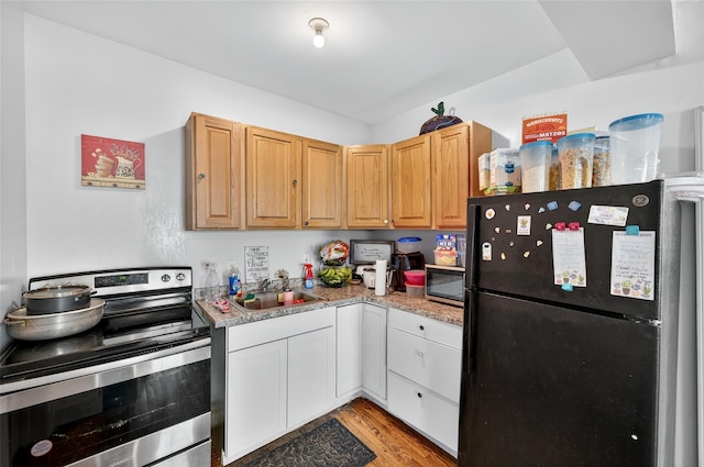 33 E Main St, Blooming Grove, NY 10992 - kitchen with appliances with stainless steel finishes and light wood finished floors