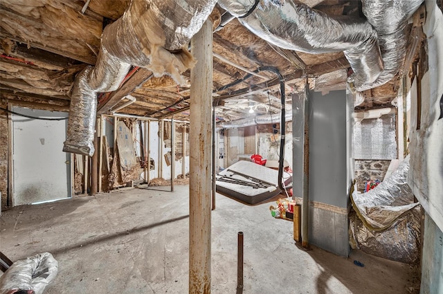 33 E Main St, Blooming Grove, NY 10992 - view of unfinished basement