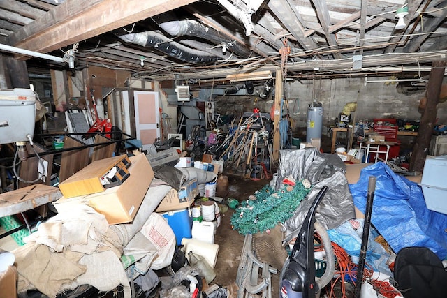 11620 State Route 97, Long Eddy, NY 12760 - unfinished basement featuring water heater