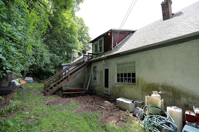 11620 State Route 97, Long Eddy, NY 12760 - view of yard with stairway