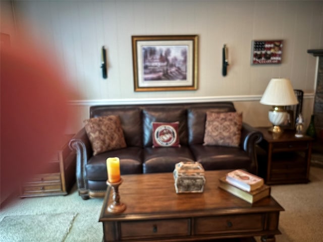 557 Southside Ave, Freeport, NY 11520 - living room with carpet