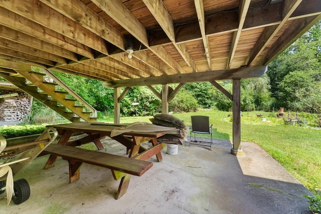 15 Glen Dr, South Salem, NY 10590 - view of patio featuring stairway