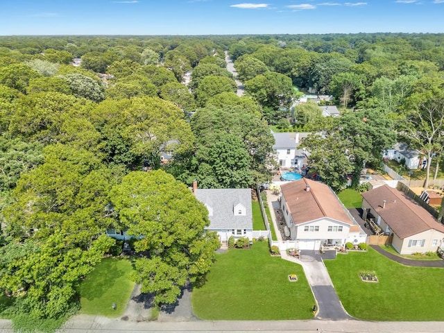 15 Halewood Dr, Shirley, NY 11967 - aerial perspective of suburban area featuring a forest