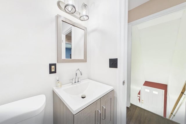 15 Halewood Dr, Shirley, NY 11967 - bathroom featuring vanity and wood finished floors
