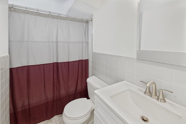 60 Wheatfield Ln, Commack, NY 11725 - full bath with tile walls and vanity