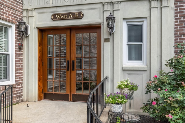 300 S Broadway Unit 1C, Tarrytown, NY 10591 - property entrance with french doors and brick siding