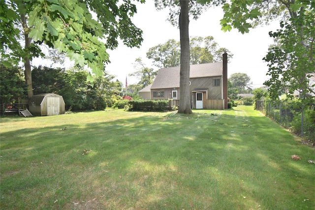 43 Circuit Rd, Bellport, NY 11713 - view of yard with a storage shed