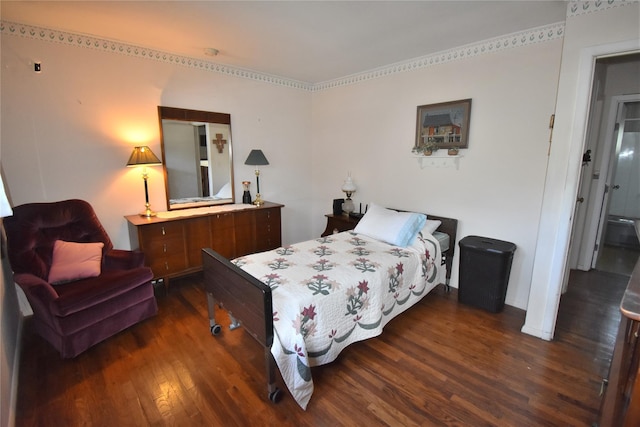 43 Circuit Rd, Bellport, NY 11713 - bedroom featuring dark wood-type flooring and baseboards