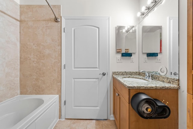 APTA2-22 Constitution Pl Unit 167, College Point, NY 11356 - full bathroom featuring vanity, shower / tub combination, and tile patterned floors