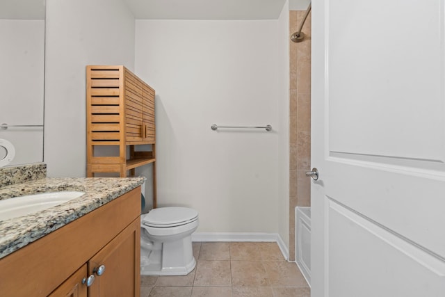 APTA2-22 Constitution Pl Unit 167, College Point, NY 11356 - full bath with vanity, tile patterned floors, and shower / tub combination