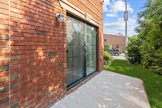 APTA2-22 Constitution Pl Unit 167, College Point, NY 11356 - doorway to property featuring brick siding