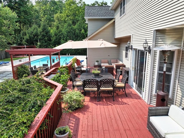 9 Roselawn Rd, Highland Mills, NY 10930 - deck featuring outdoor dining area, an outdoor living space, and grilling area