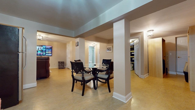 9 Roselawn Rd, Highland Mills, NY 10930 - dining area featuring light flooring and baseboards