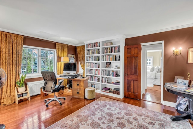 259 Lakeview Ave W, Brightwaters, NY 11718 - office space with wood finished floors and crown molding