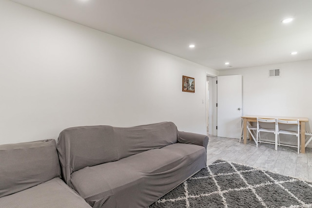 57 7th St, Pelham, NY 10803 - living room with wood finished floors and recessed lighting