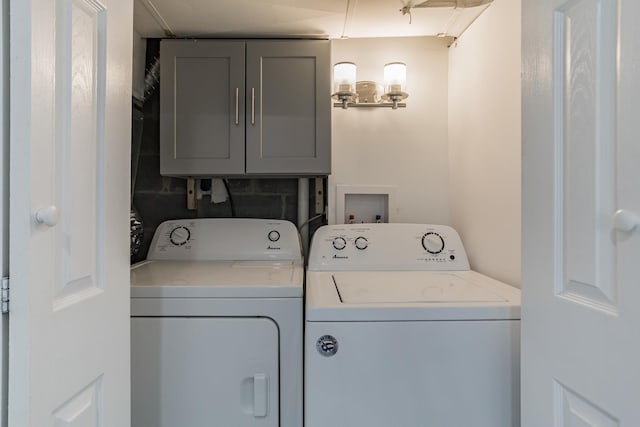 57 7th St, Pelham, NY 10803 - laundry area featuring washing machine and clothes dryer and cabinet space