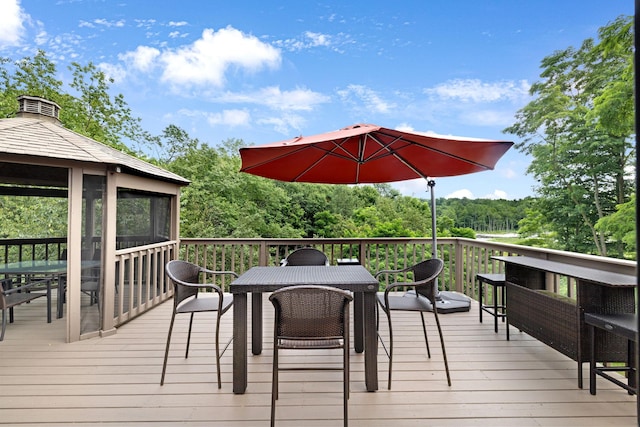 278 Fort Van Tyle Rd, Port Jervis, NY 12771 - deck featuring outdoor dining space