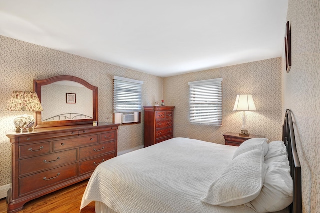278 Fort Van Tyle Rd, Port Jervis, NY 12771 - bedroom featuring wallpapered walls, light wood finished floors, and multiple windows
