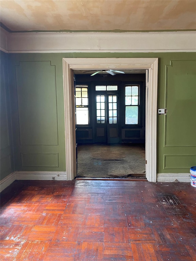 1624 Seddon St, Bronx, NY 10461 - spare room with a ceiling fan and baseboards