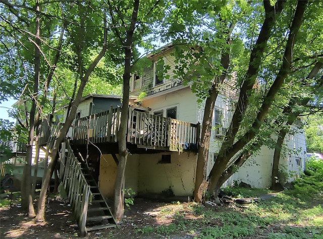69 N Rd, Highland, NY 12528 - back of house featuring a deck