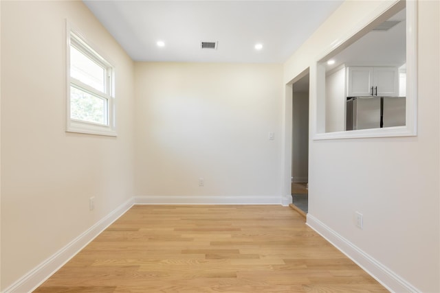 37 Martha St, Freeport, NY 11520 - spare room with light wood-type flooring and recessed lighting