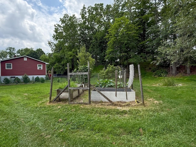 16-18 Claremont Ct, Middletown, NY 10940 - view of playground with a vegetable garden and a lawn