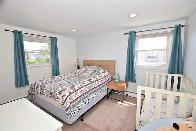 38 Loretta Dr, Syosset, NY 11791 - bedroom featuring recessed lighting and baseboard heating
