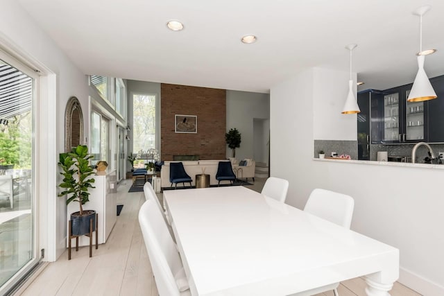 715 Hands Creek Rd, East Hampton, NY 11937 - dining room featuring recessed lighting